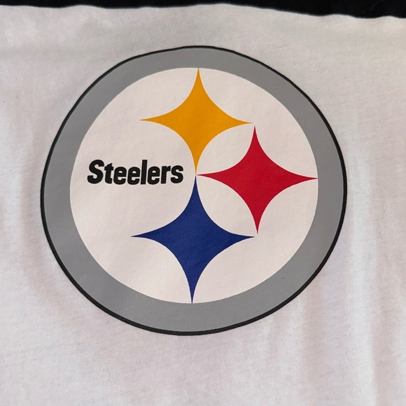 NFL Women's White and Black Lace-Up Tee - Picture 6 of 9